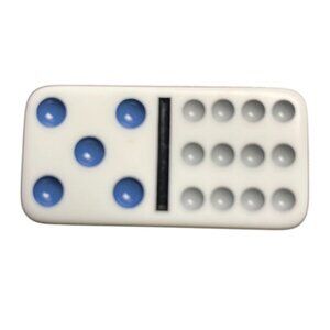 Double Twelve Dominoes Replacement Tile 5 12 Color Dot mq